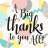 A big Thank You